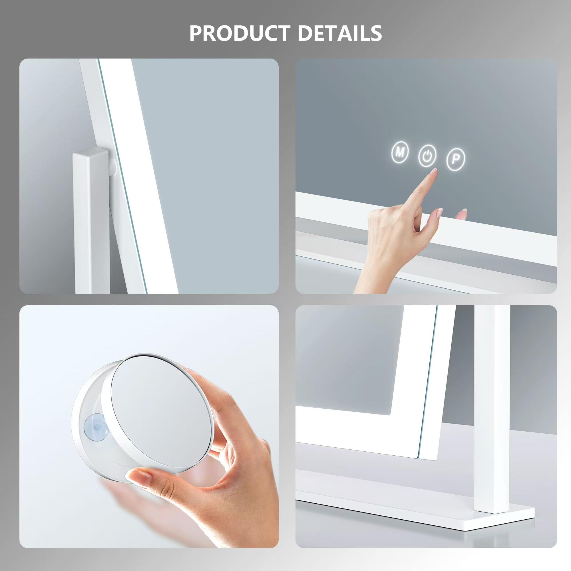 Gvnkvn smart touch control makes adjusting brightness and color quick.