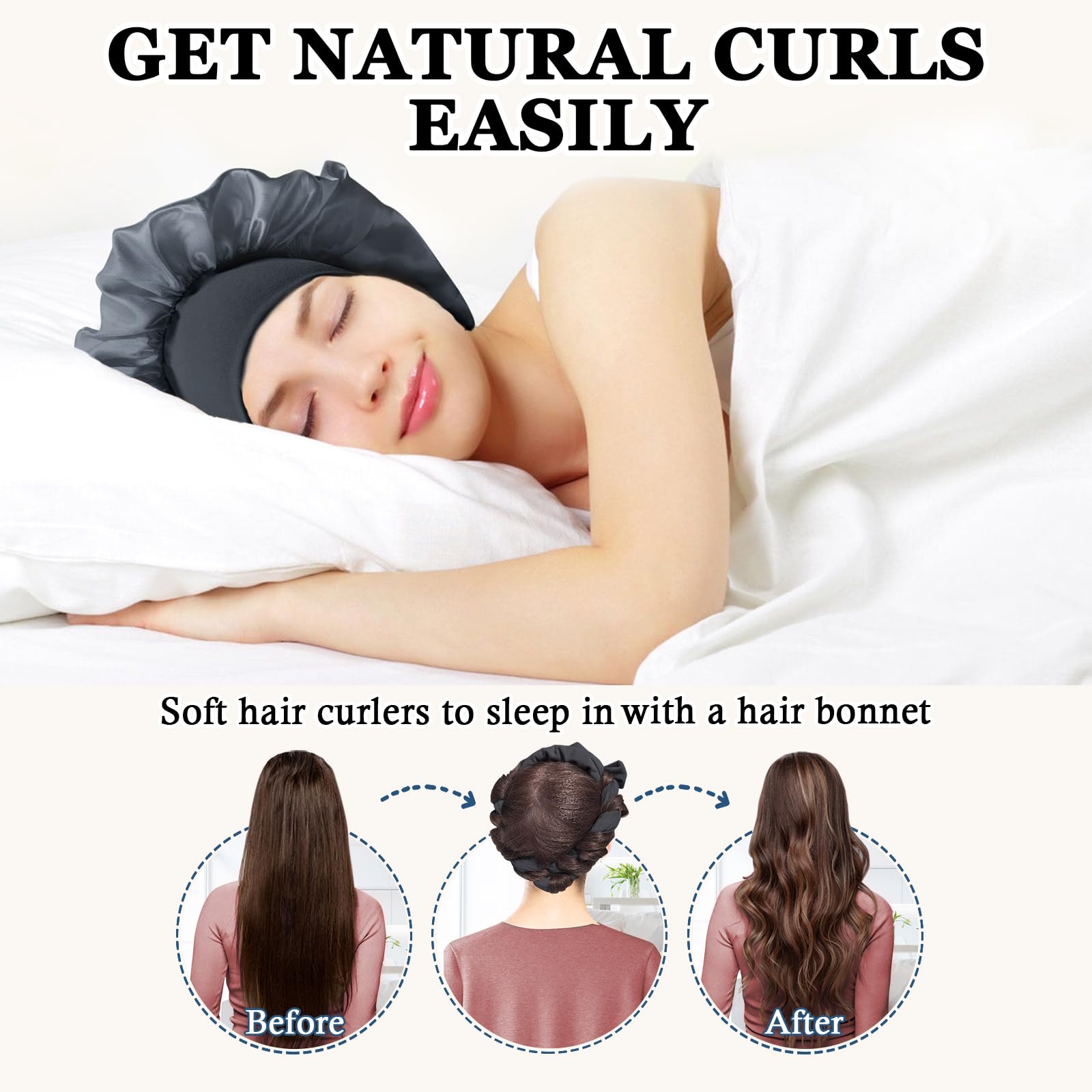 Gwabee 70-inch velvet curl headband offers long-hair styling versatility and comfort.