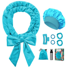Gwabee heatless curls headband closeup highlighting soft velvet texture for overnight waves.