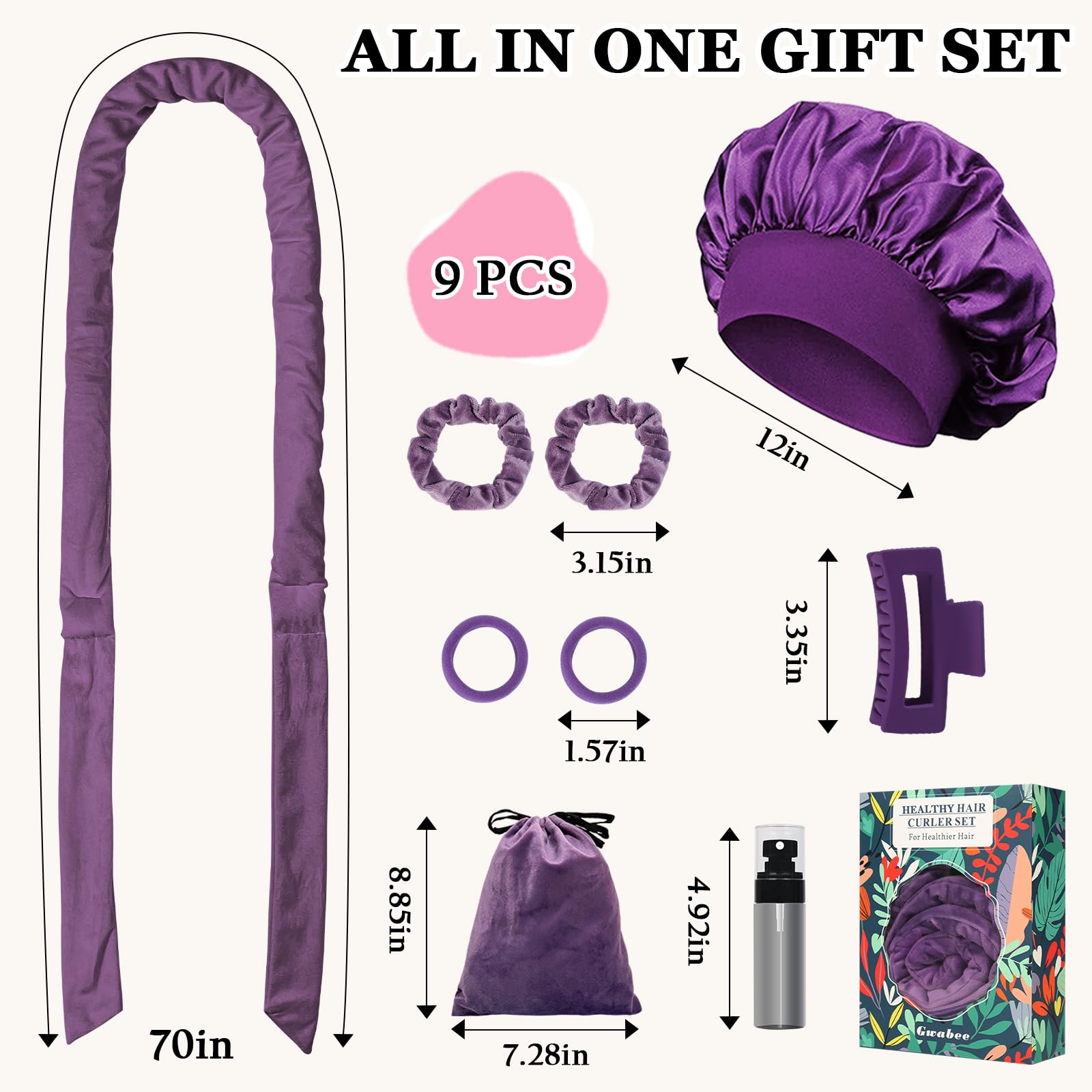 Gwabee nine-piece gift set packaged in an elegant box for gifting