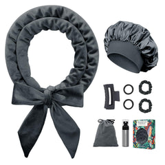 Gwabee no-heat overnight curlers headband for easy, damage-free waves while you sleep.