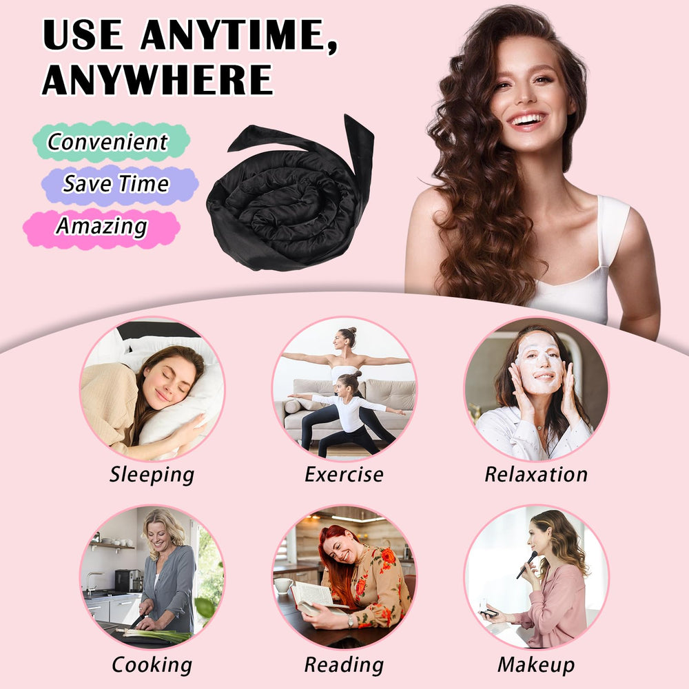 Gwabee satin storage bag included for a neat, portable curling kit.