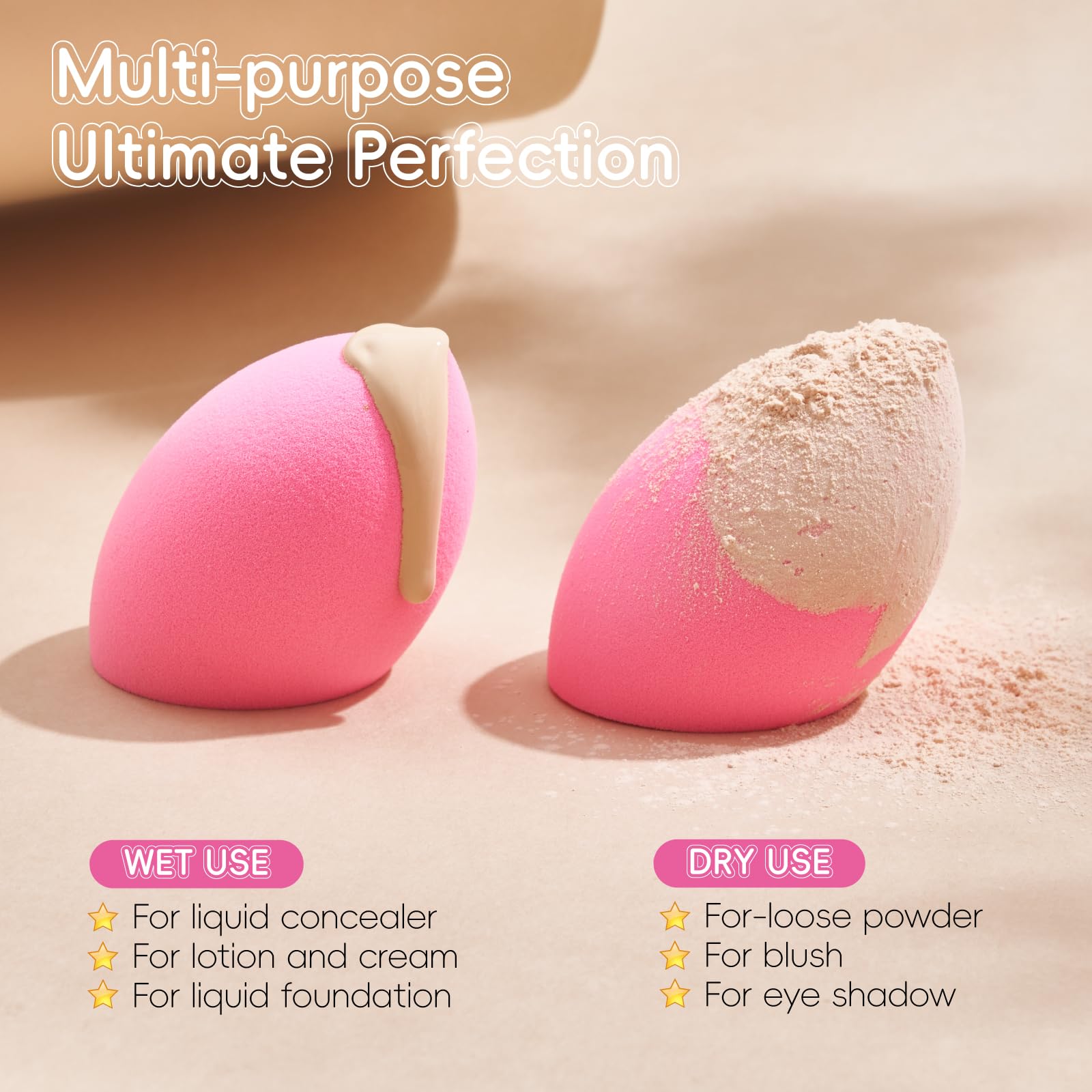 GWT latex-free sponges skin friendly for sensitive skin