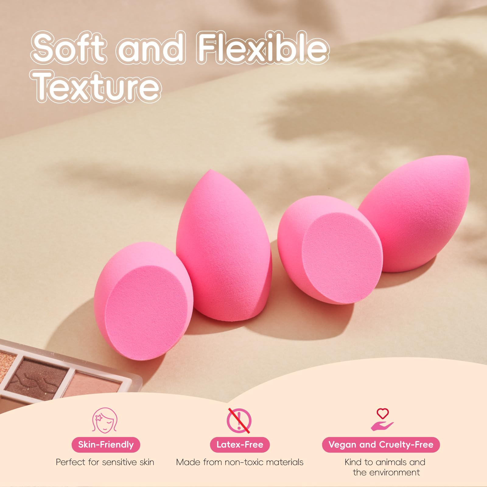 GWT makeup sponges soft luxurious feel at affordable price point