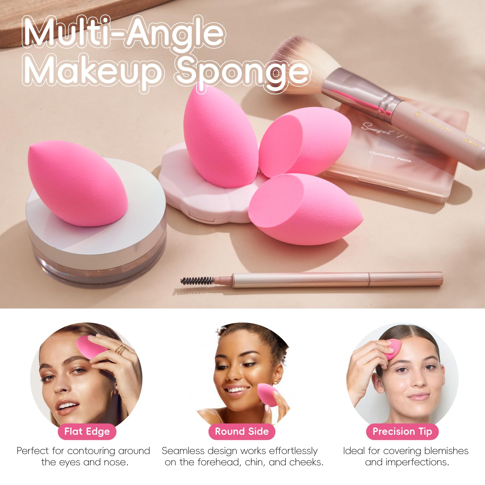 GWT sponge set wet use with expanded bouncy texture for dewy finish
