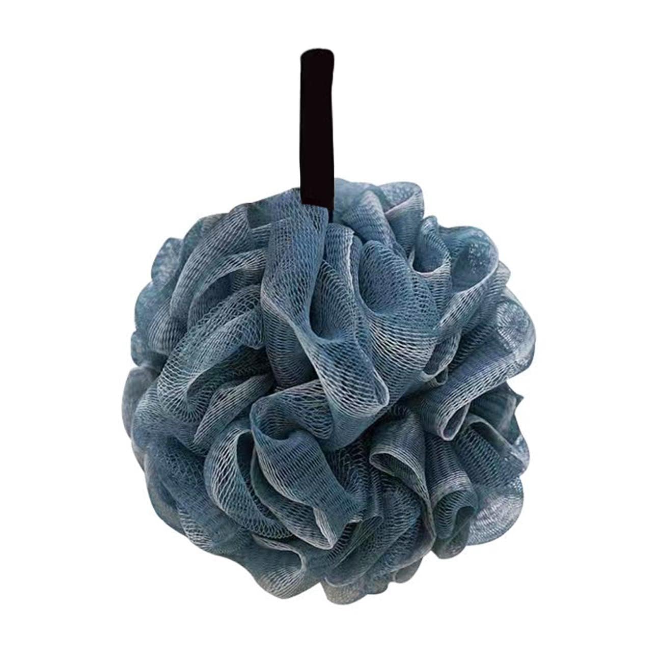 GXBTOPGO darkblue bath loofah sponge 50g for gentle cleansing and rich lather.