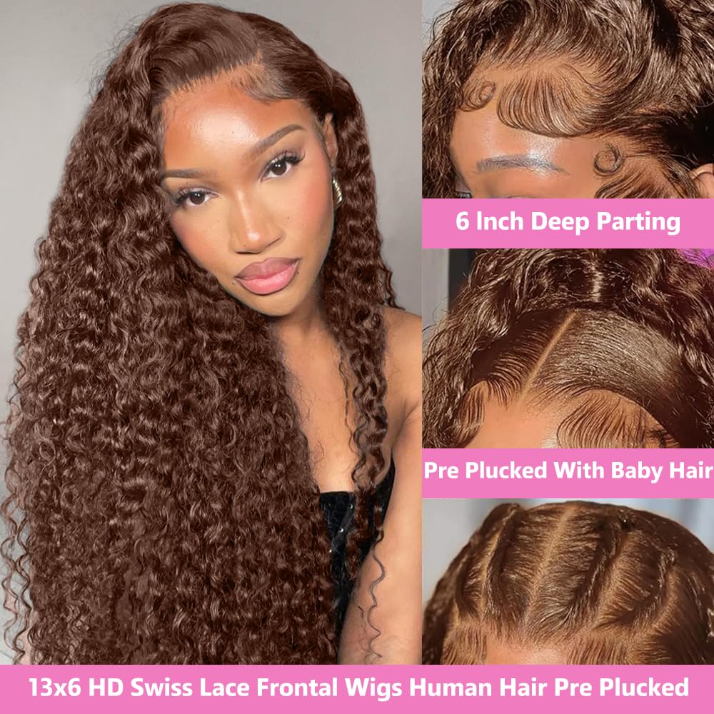 GXTKI 13x6 lace-front wig in Brazilian virgin hair for versatile color styling.