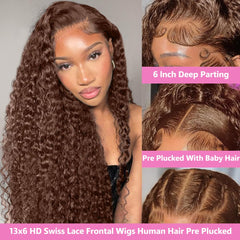 GXTKI 13x6 lace-front wig in Brazilian virgin hair for versatile color styling.
