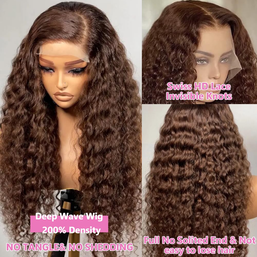 GXTKI 200-density deep wave wig on a medium cap for voluminous, secure fit.