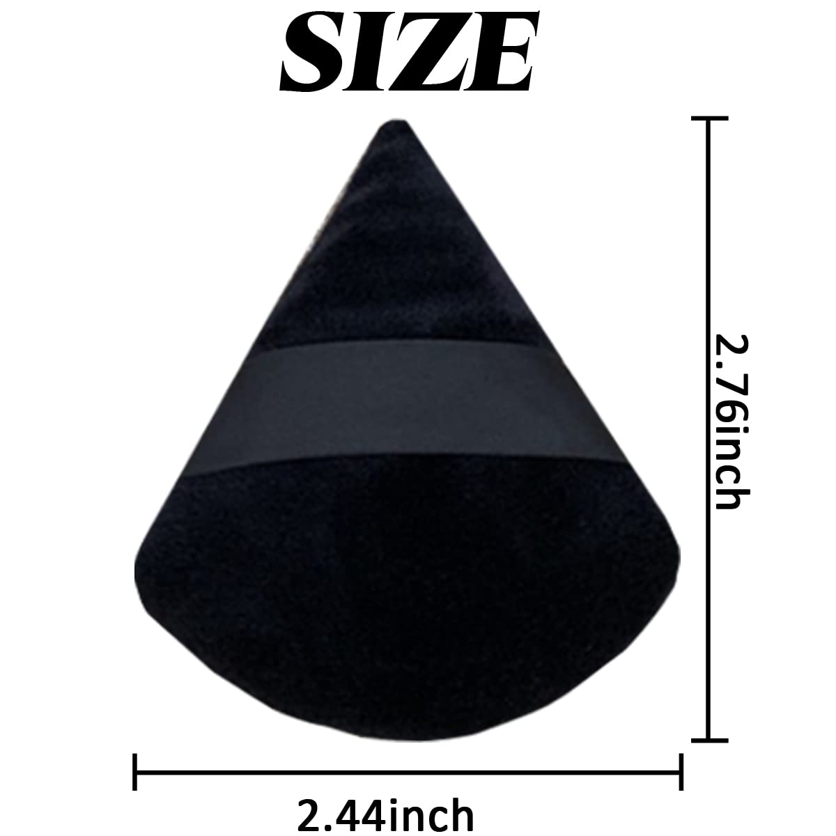 GXXMEI triangle puff for precise application in small areas