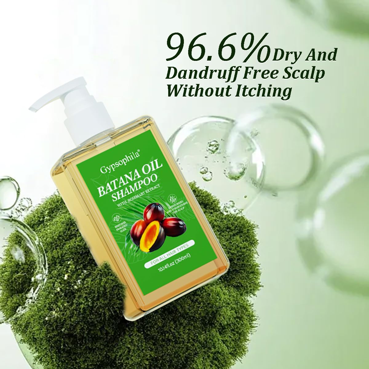 Gypsophila hair volume look demonstrates fuller, healthier-looking strands.