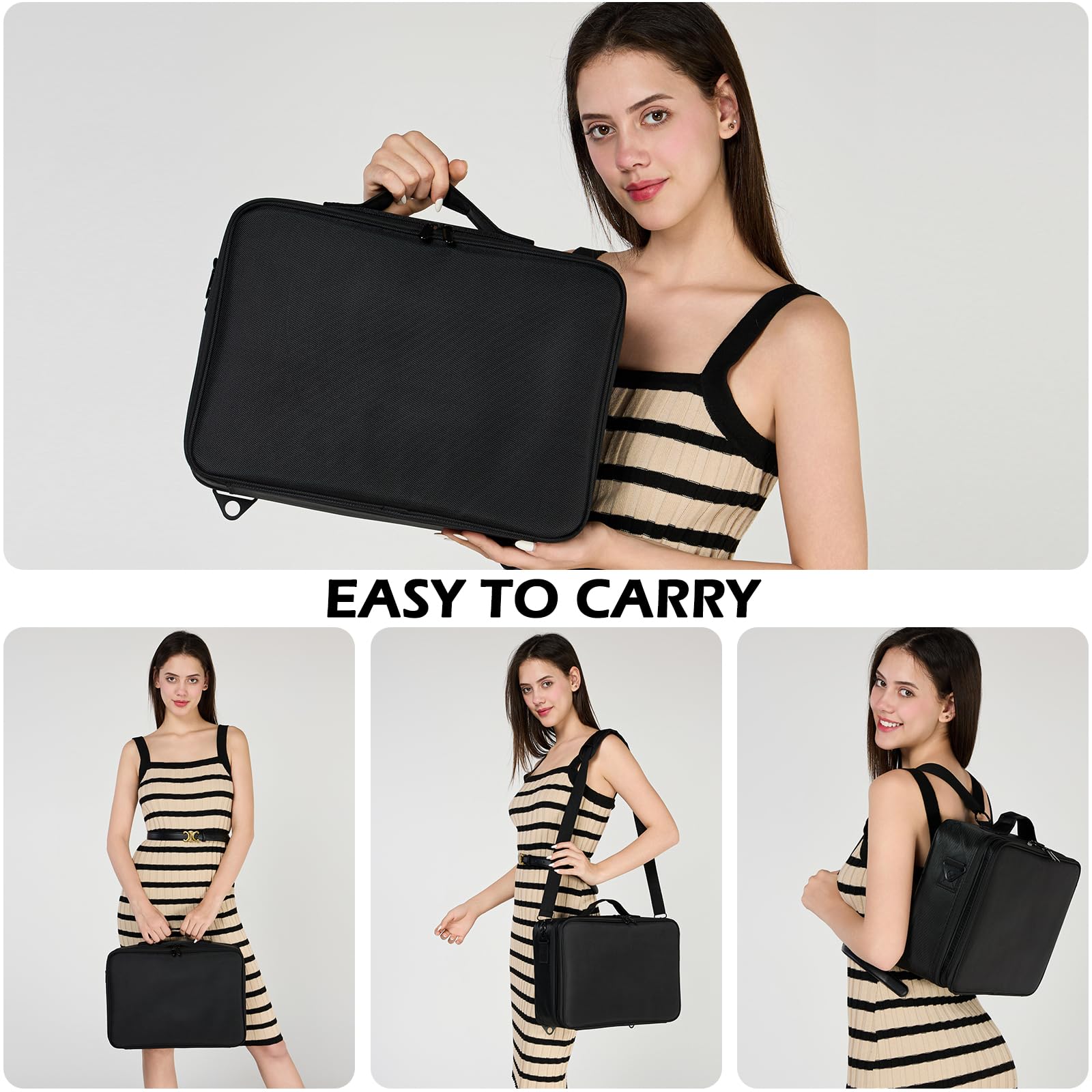 gzcz shoulder strap enables cross-body carry for hands-free transport