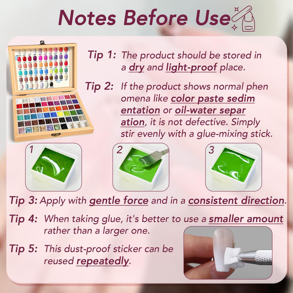 GZIXBDA portable wooden box keeps palette organized on the go.