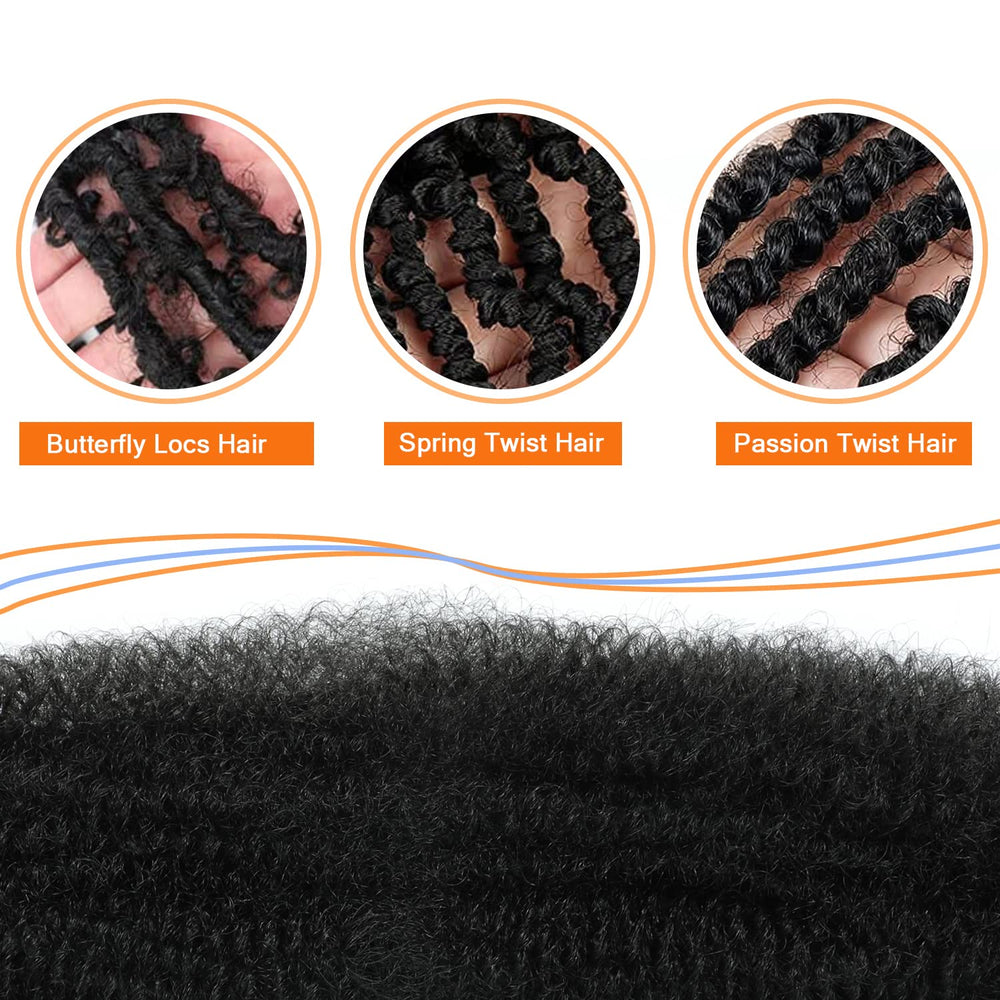 GZVIS Springy Afro Twist 12in 3-pack packaging ready for fast twist installs.