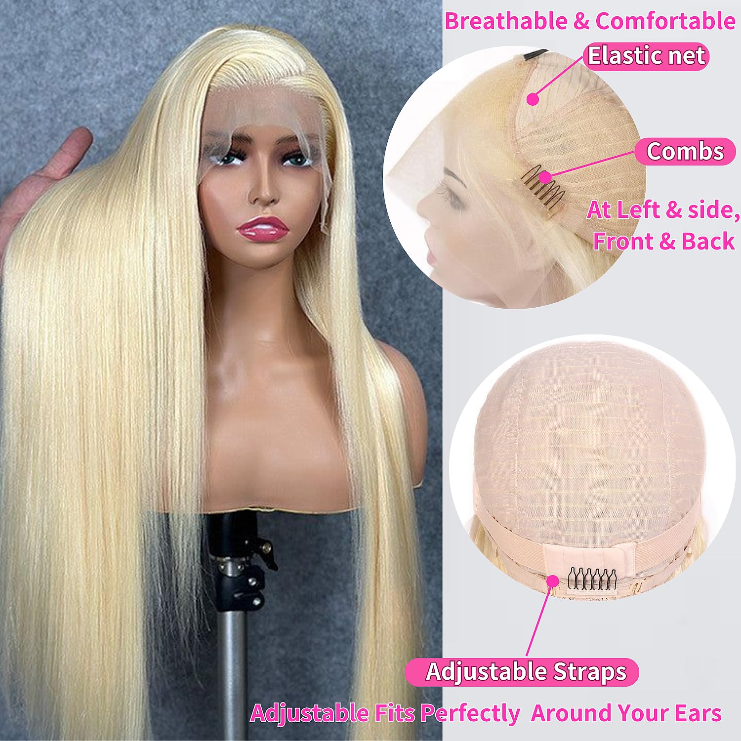 GZX 13x4 lace front style with versatile parting