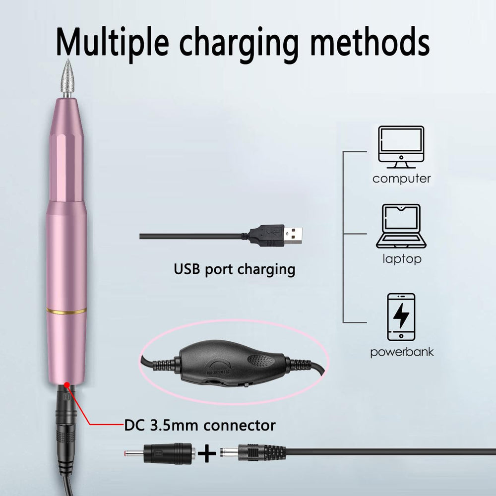 Gzzscortd durable nail drill cord for reliable operation during sessions.