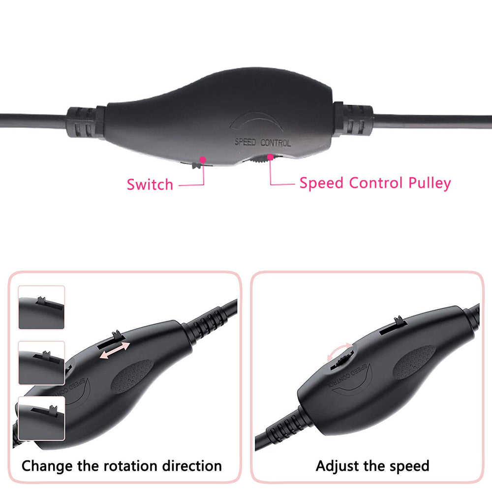 Gzzscortd nail drill connector supports 3.5mm and 5.5mm tips.