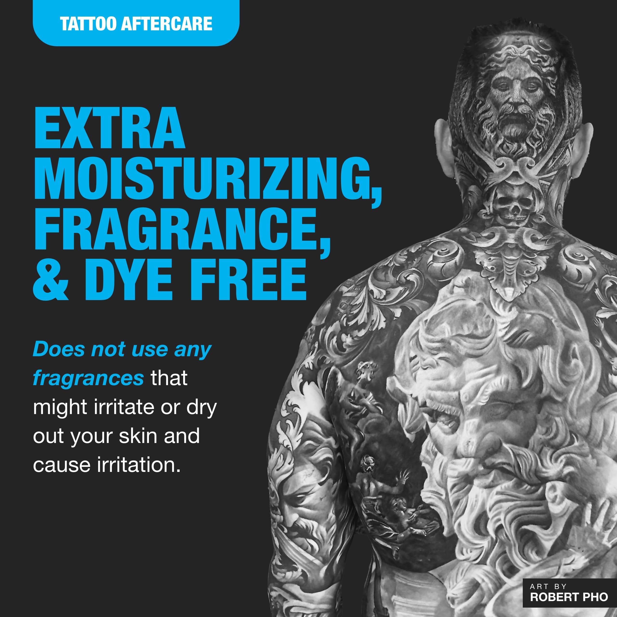 H2Ocean Aquatat barrera humectante para piel sensible tras tatuaje.