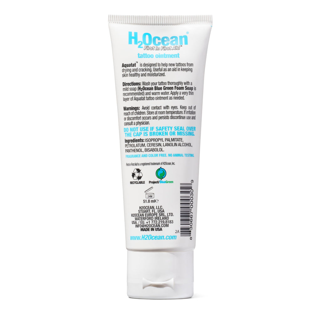 H2Ocean Aquatat envase hecho en USA.