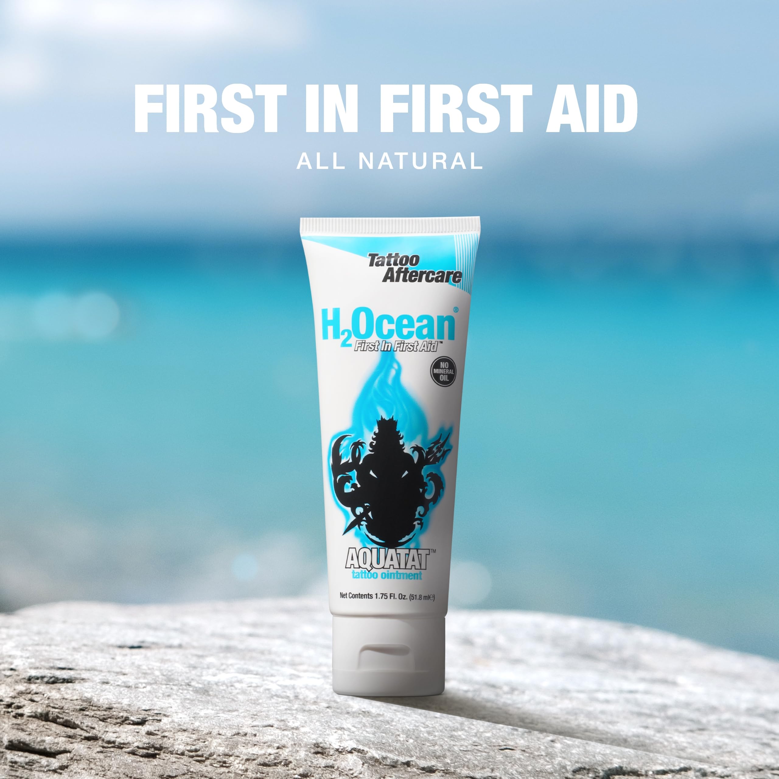 H2Ocean Aquatat sin alcohol y fragancia para uso diario.