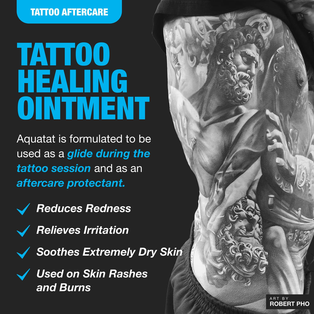 H2Ocean Aquatat: textura crema para cuidado suave de tatuajes.