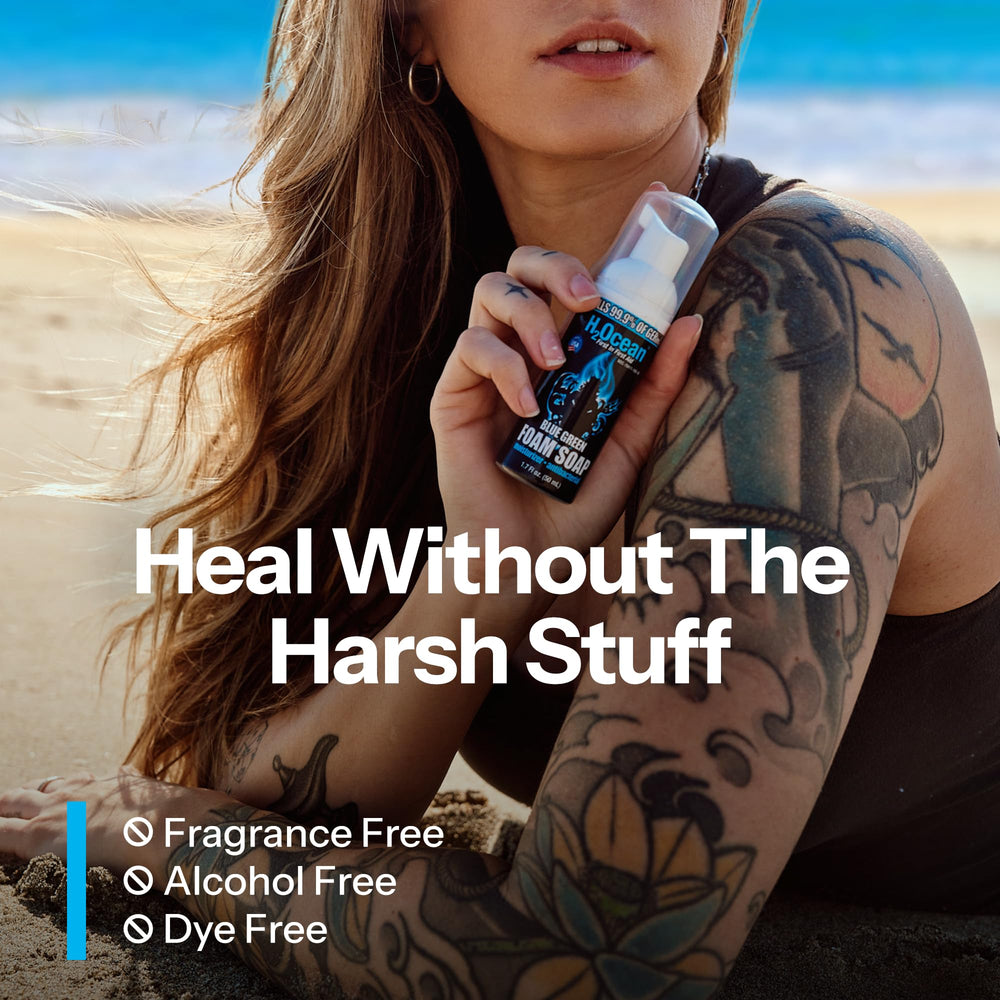 H2Ocean Azul Verde con aloe vera para hidratación suave