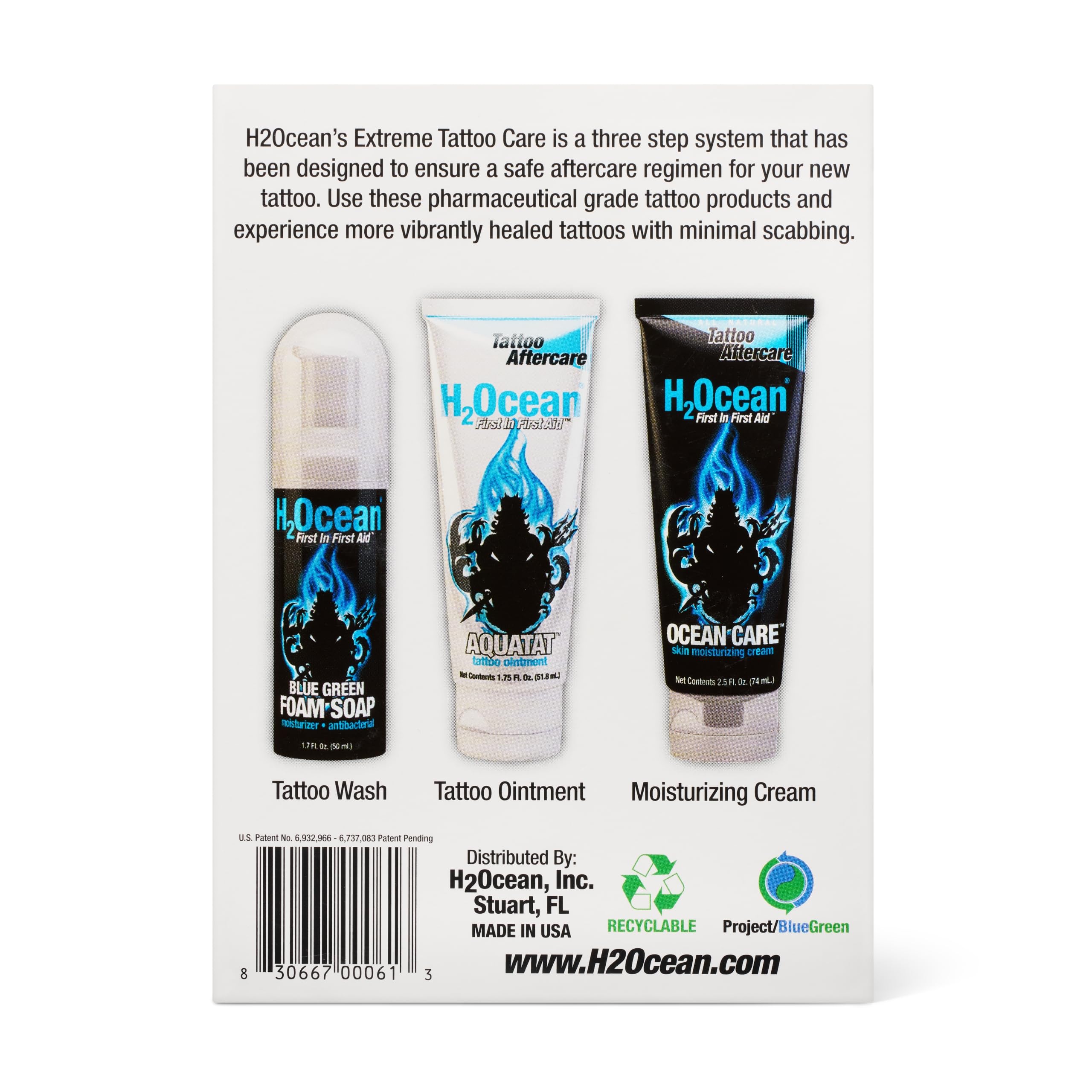 Professional-approved H2Ocean Extreme kit for consistent aftercare