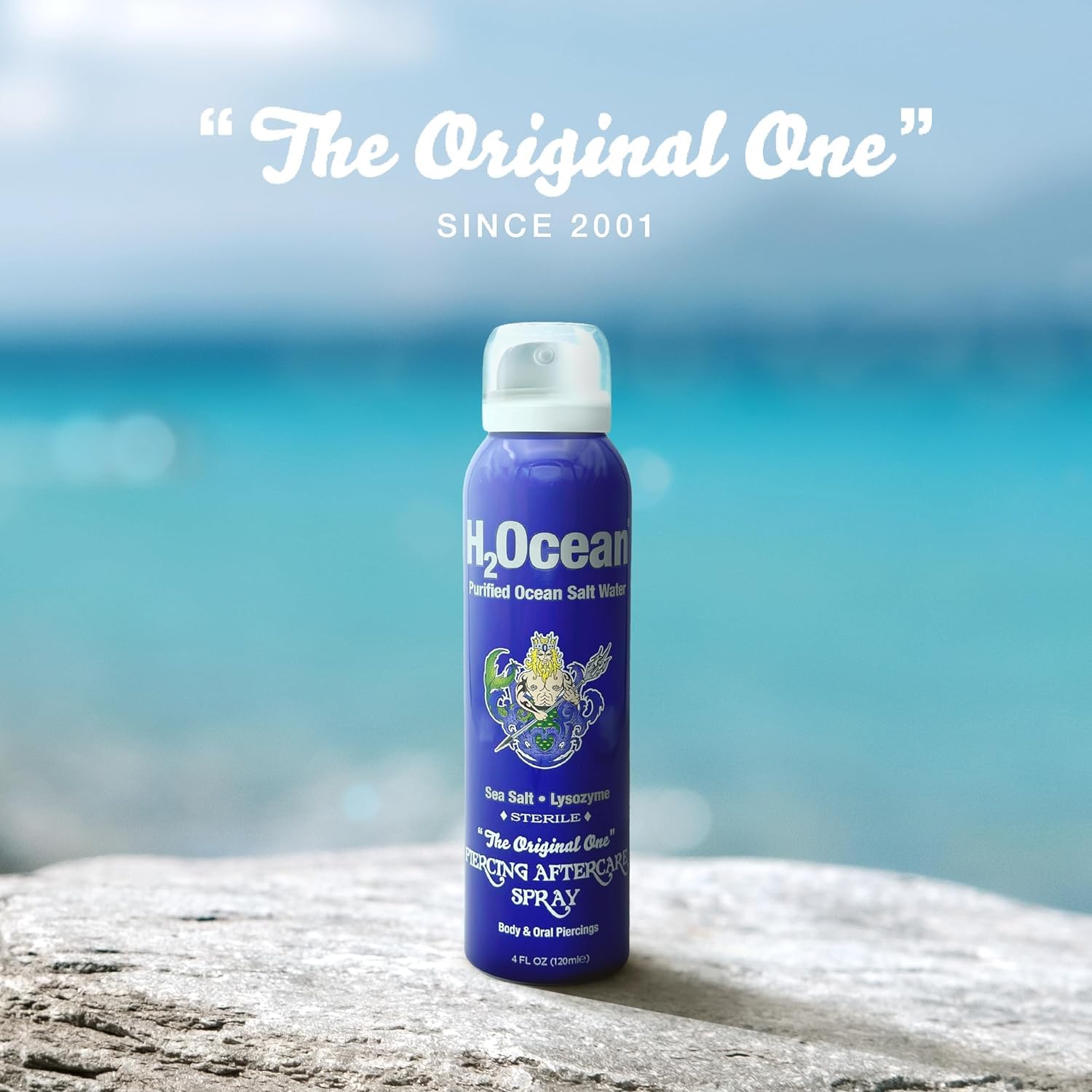 H2Ocean nose piercing use supports gentle cleansing during healing.
