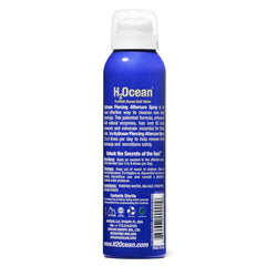 H2Ocean spray nozzle closeup shows precise mist for cleansing.