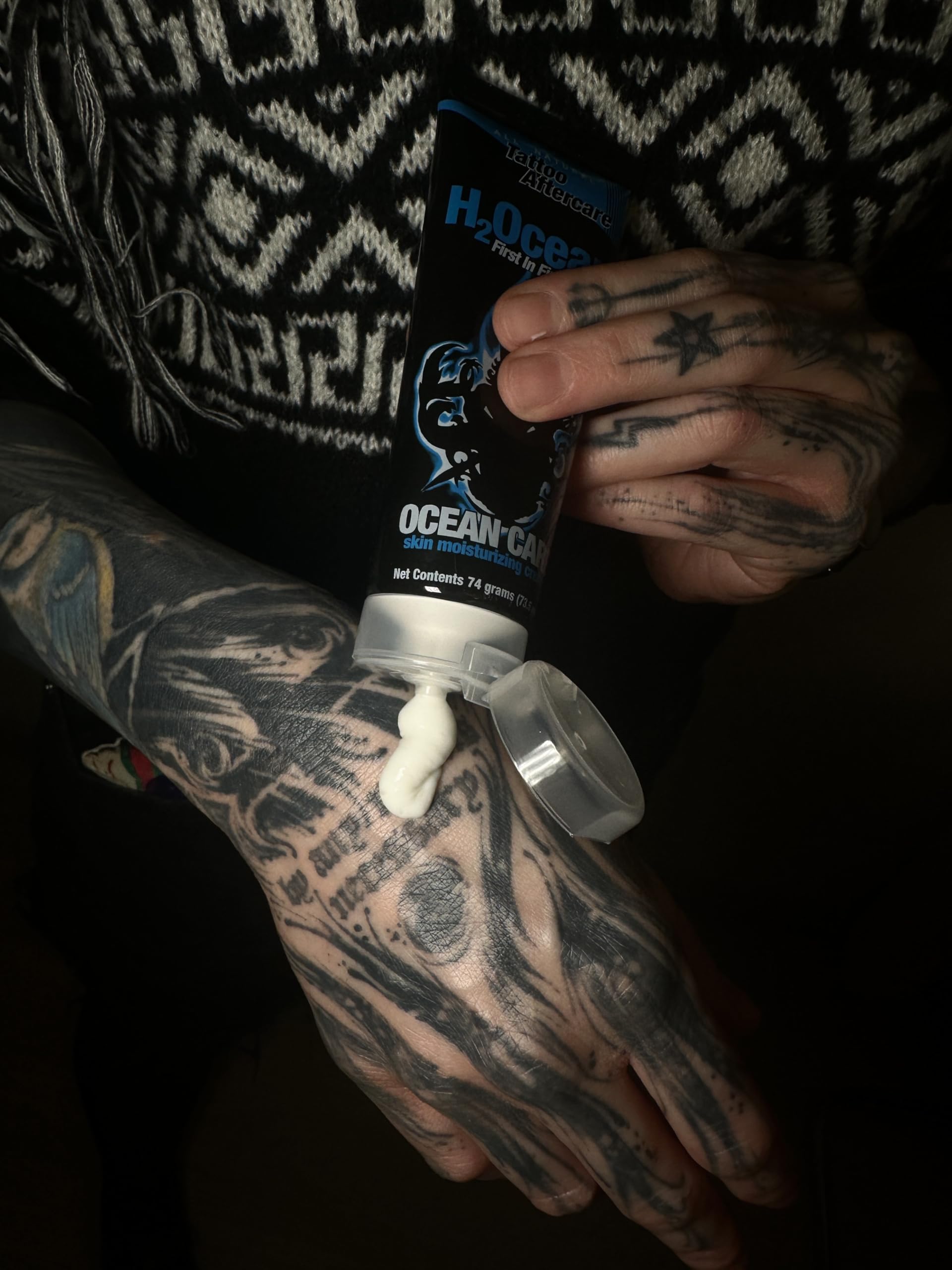 Uso diario para tatuajes nuevos y viejos con H2Ocean.
