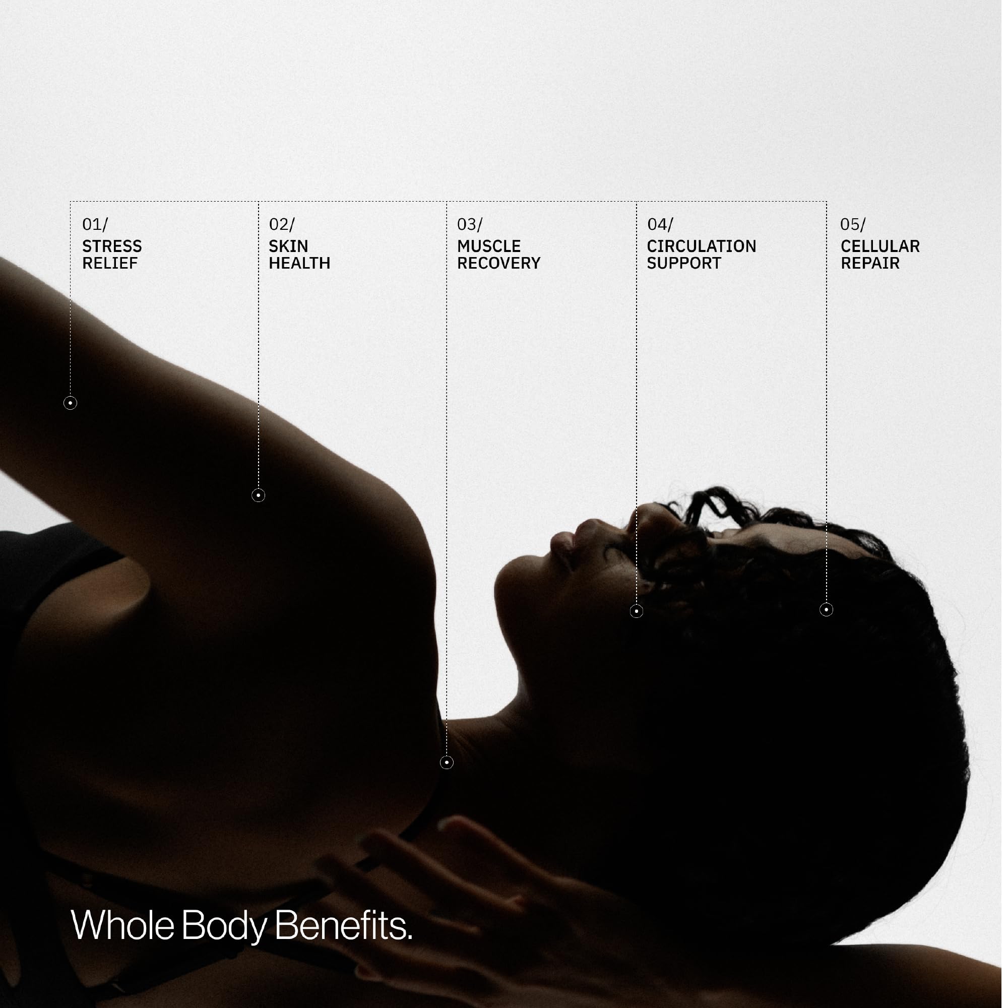 Full-body bath promoting relaxation and recovery with H2TAB.
