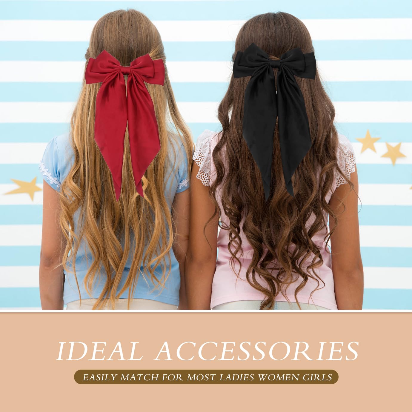 HAALII clip satinado para cola de caballo, asegura el cabello sin tirones