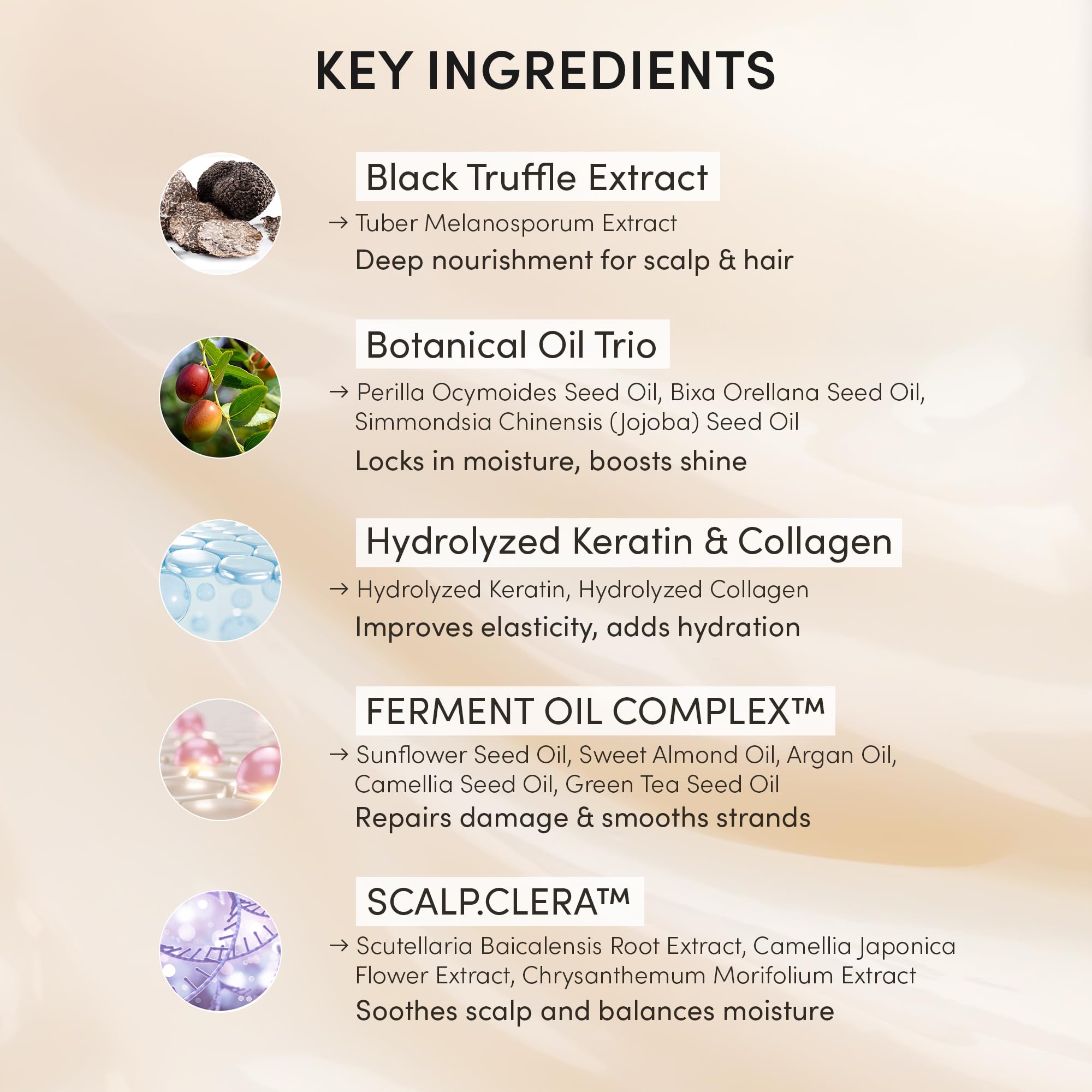 Keratin and collagen formula signals nourishing care during color treatment