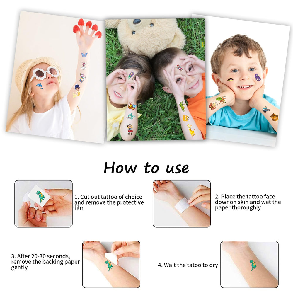 Habett Tatuajes para niños: recompensa visual para motivar el aprendizaje.