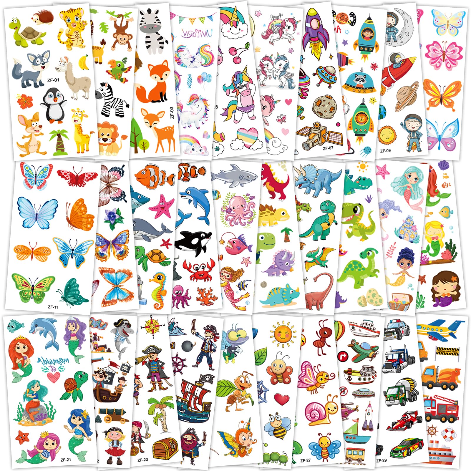 Habett Tatuajes para niños: espacio y dinosaurios para estimular la imaginación.