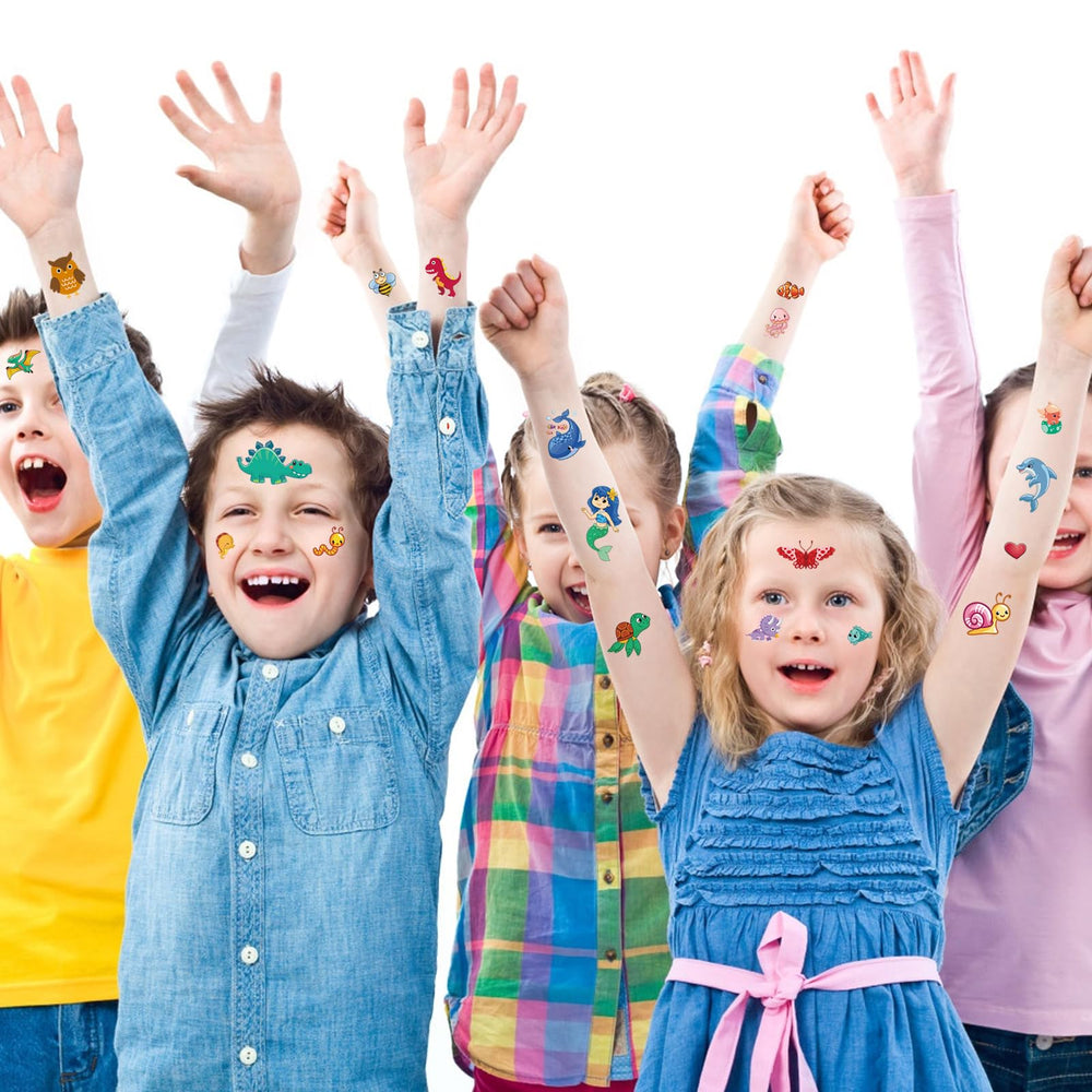Habett Tatuajes para niños: conjunto educativo para celebrar logros.