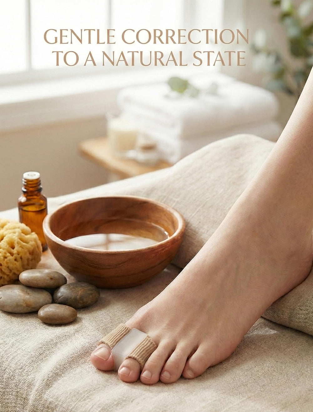 Habioer toe spacers promote natural toe alignment to reduce rubbing.