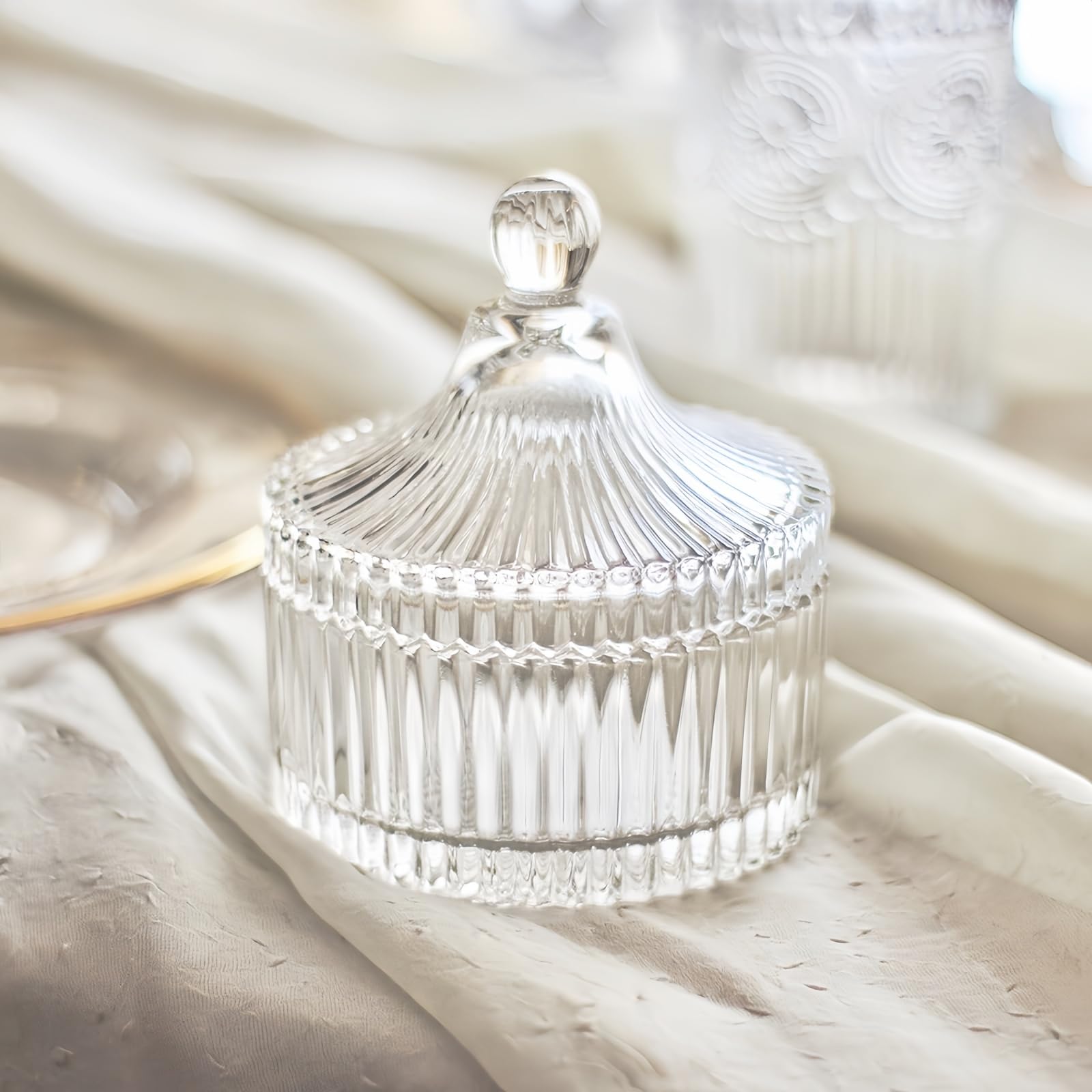 Habitable Tree glass jar blends vintage elegance with practical storage