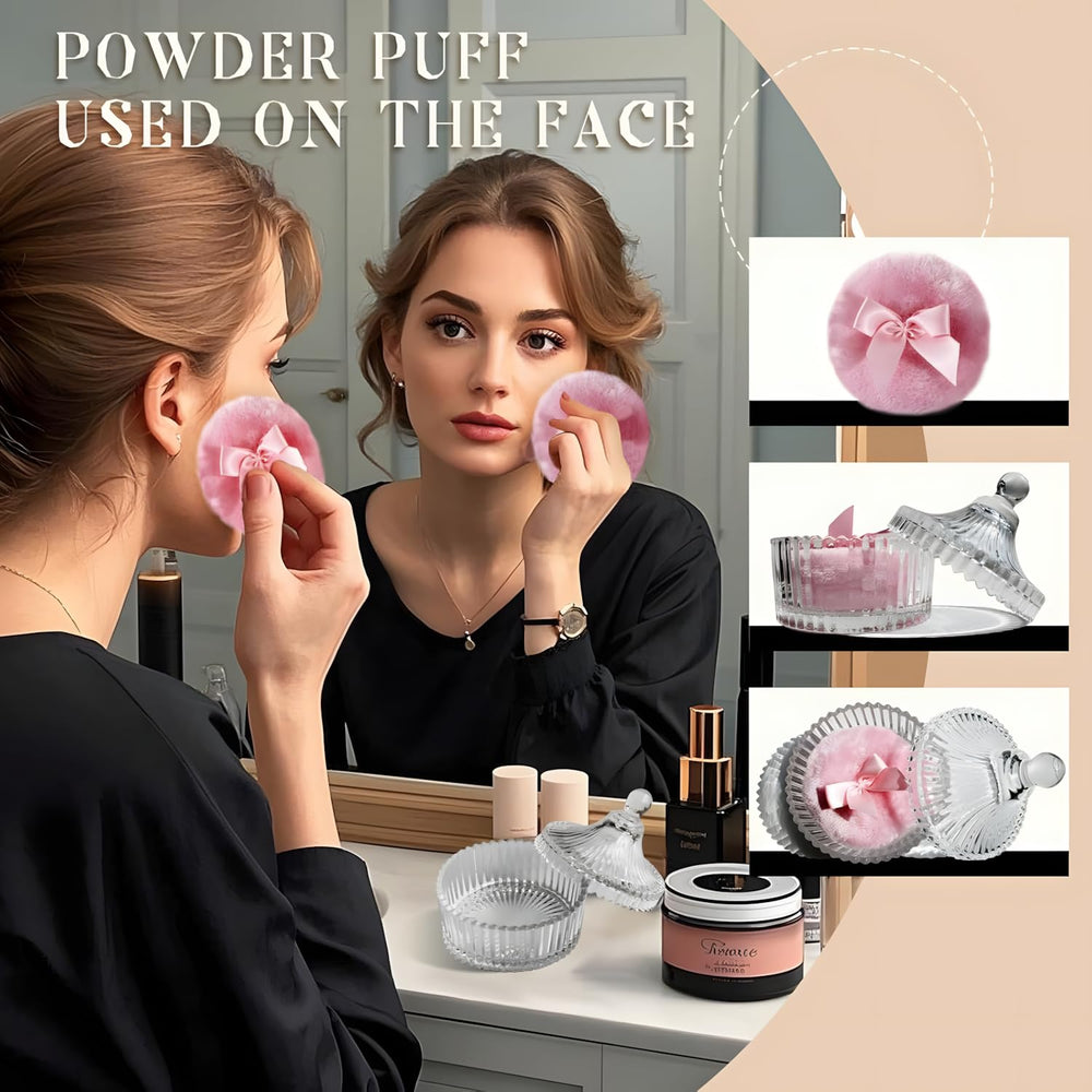 Habitable Tree two soft powder puffs deliver smooth makeup application