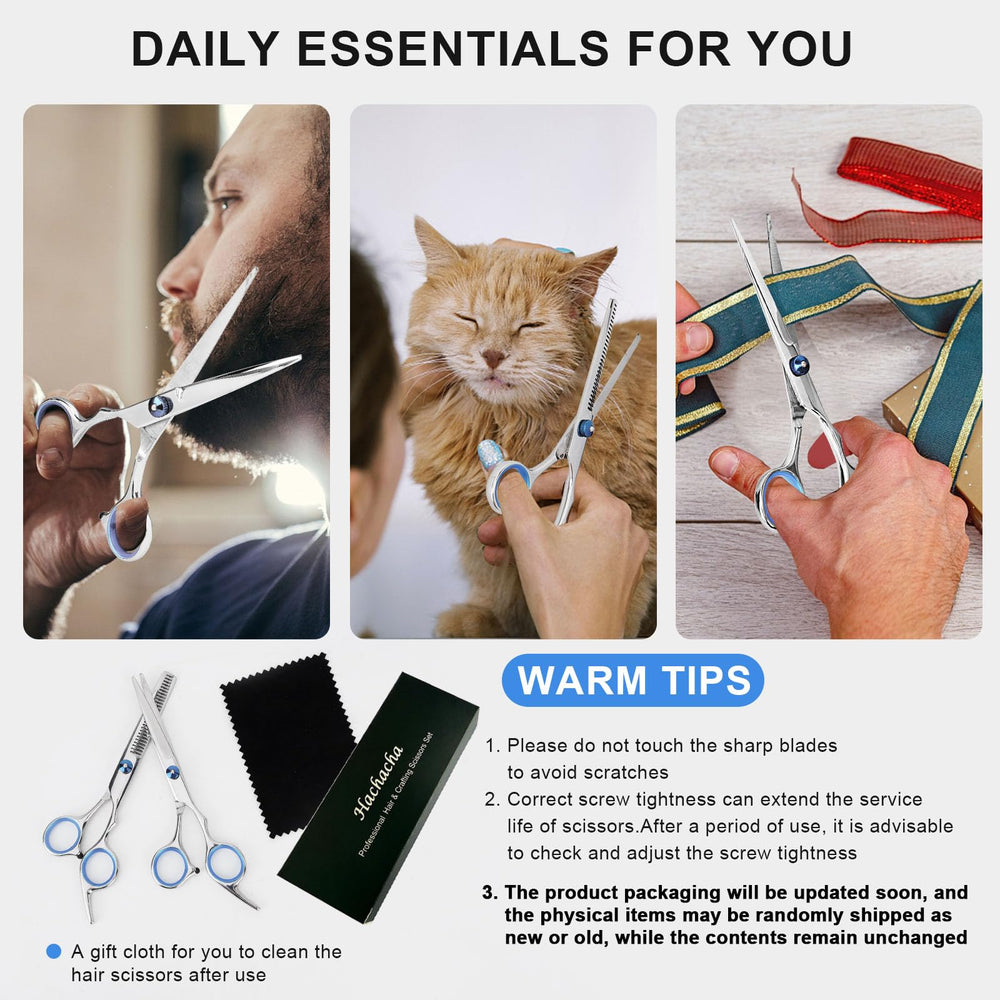 Includes protective hoops and cleaning cloth for easy care with Hachacha kit.