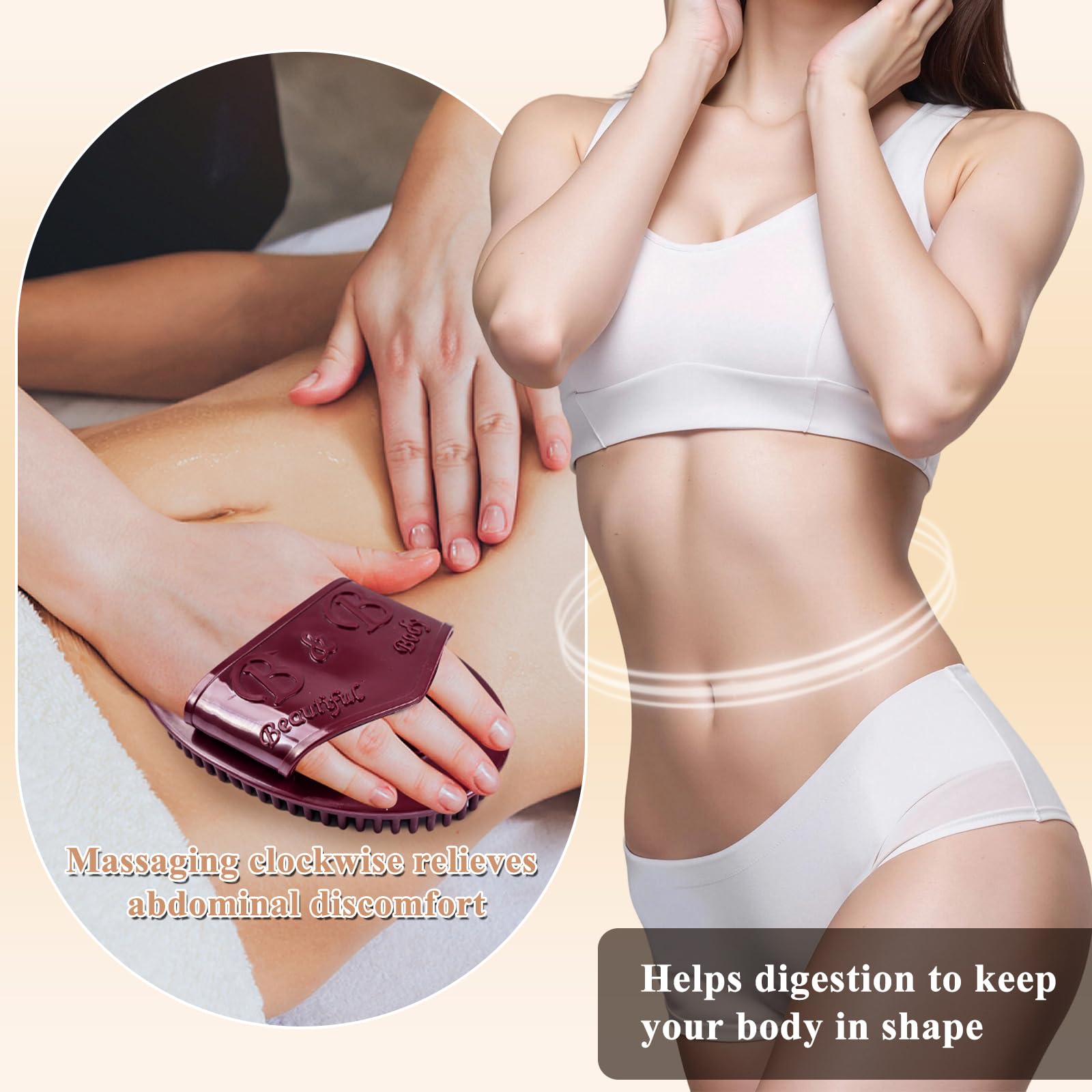 Cepillo meridiano Hacole para cuello y espalda, confort en casa