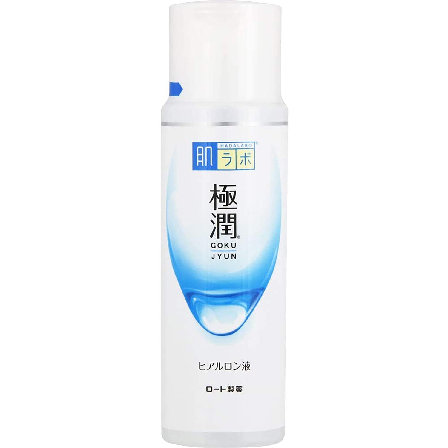 Loción Gokujyun de Hada Labo botella, hidratación profunda para piel seca