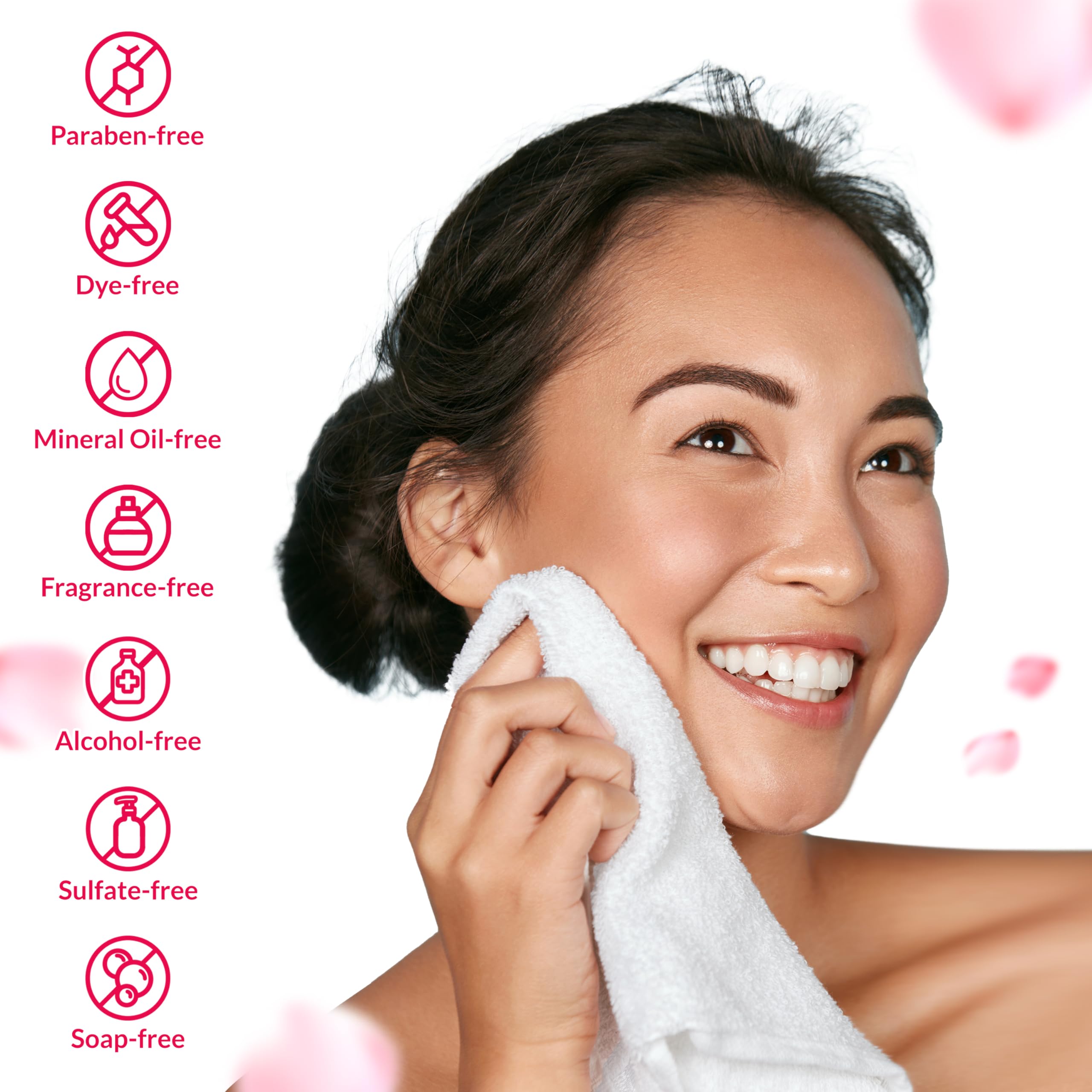 Hada Labo Tokyo aplicación suave en rostro deja sensación limpia
