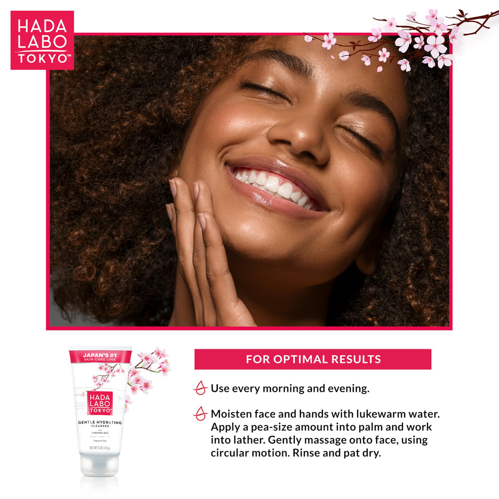 Hada Labo Tokyo mantiene humedad tras lavado sin residuo