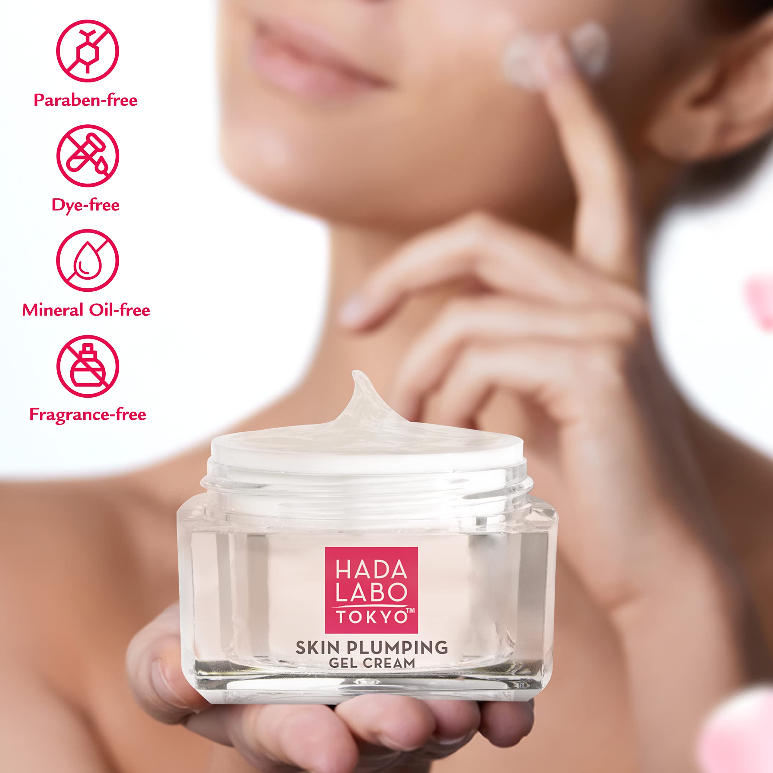 Ceramides in Hada Labo Tokyo Plumping Gel Cream supporting the skin barrier