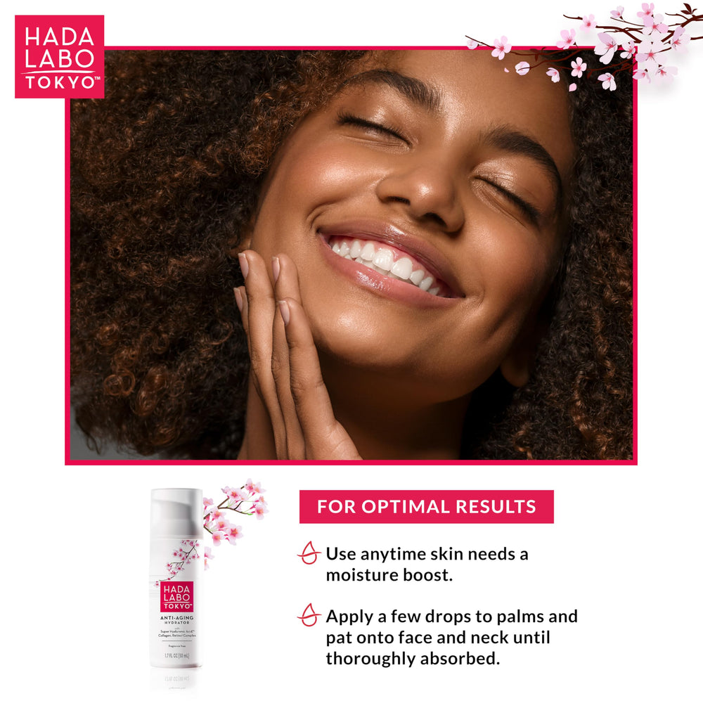 Hada Labo Tokyo mejora la elasticidad con uso ligero.