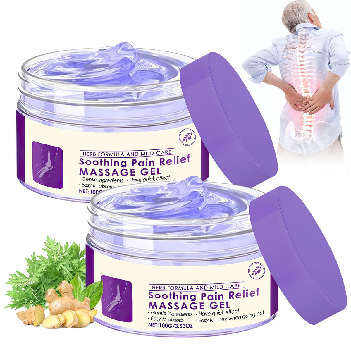 Hadaclub Gel para articulaciones y rodillas, alivio suave para movilidad diaria.