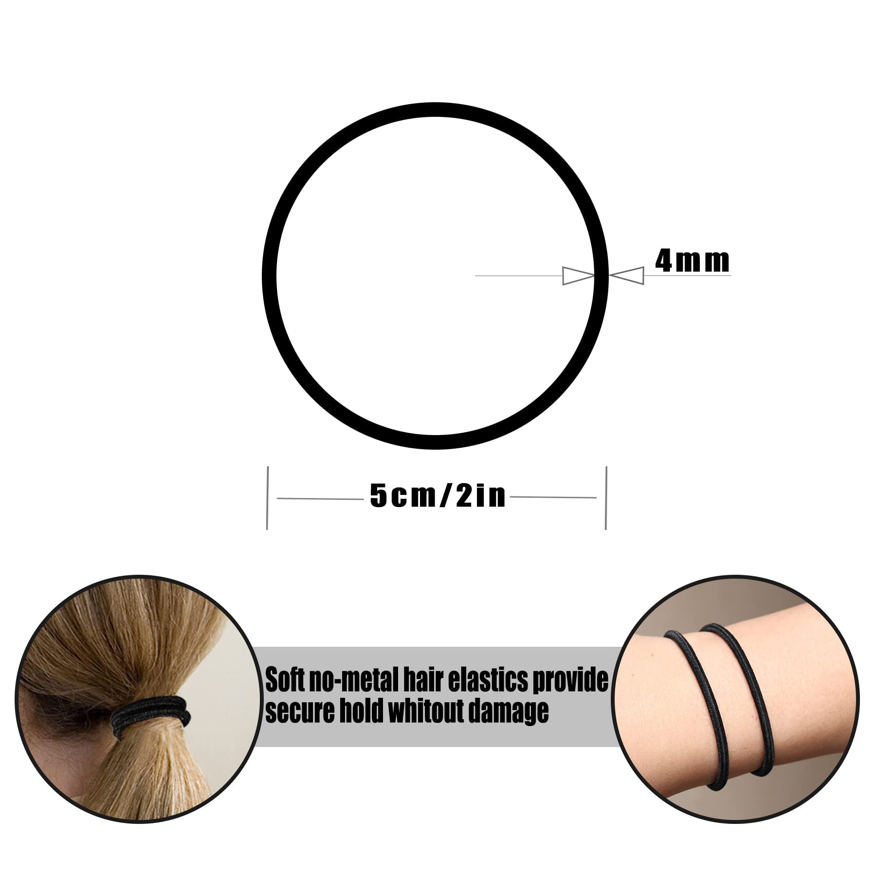 Colores variados de bandas Hageolan para diferentes estilos, suaves y sin dañar el cabello.