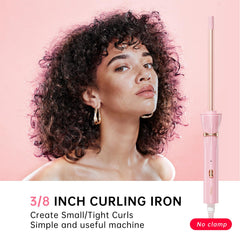 Hahahope ceramic barrel delivers smooth heat for frizz-free curls