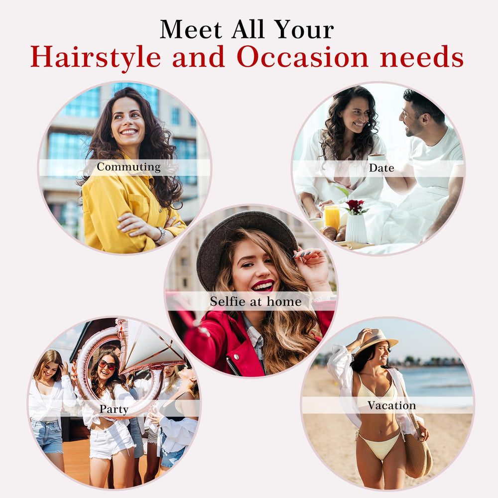 Hahahope tiny wand supports quick touch-ups and versatile styles.